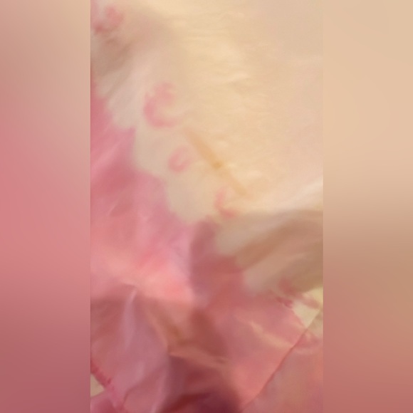 Gypsy 05 100% Silk Pink & Cream Max Dress Medium - Picture 13 of 13